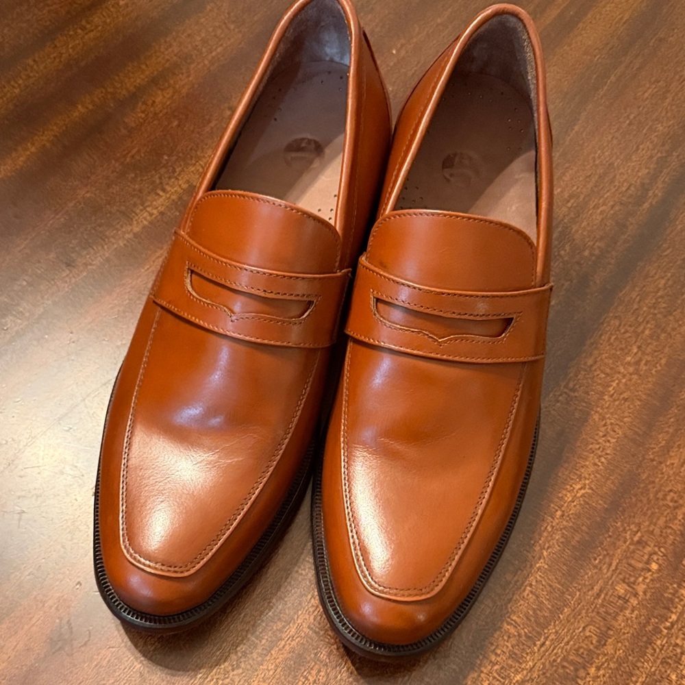 Don’s hand crafted “Modern Penny 2013” Leather Elevator Loafers